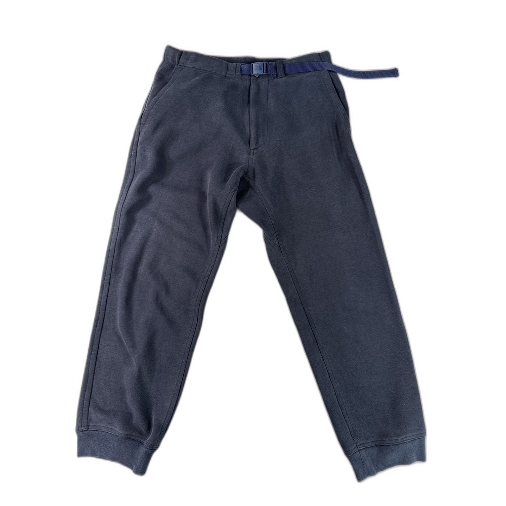 North Face Pants M Navy Cotton Blend Relaxed Fit Adjustable Belt‎ Unisex Outdoor